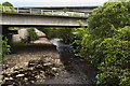 Pendle Water passes under the M65 and B6248