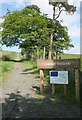 Entrance to Langshot Woodlands