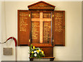 SU2103 : Roll of Honour, Burley Church by David Dixon