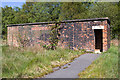 SJ2065 : Ministry of Supply Factory, Valley, Rhydymwyn: Danger Area - air raid shelter by Mike Searle