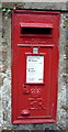 NY3459 : Close up, Elizabeth II postbox, St Mary's Church, Beaumont by JThomas