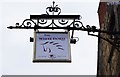 The White Horse Inn (3) - sign, The Ridings, Stonesfield, Oxon