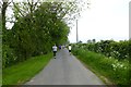 Runners pass Beech Dene