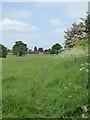 Barthomley: path along edge of field