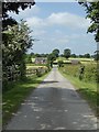 Track leading over M6 near Radway Green