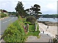 Summers Beach from Tredenham Road, St Mawes, Cornwall