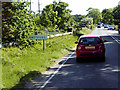 A35, Lyndhurst Road, County Boundary Sign