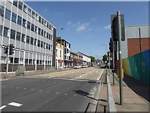 SJ8546 : Newcastle-under-Lyme: Brunswick Street by Jonathan Hutchins