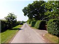 Lane from Hatton House towards Hatton Heath