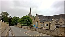 SE9690 : St Peter's parish church and Hackness C of E Primary School by Chris Morgan