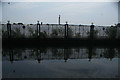 View of a wall on the edge of Fish Island reflected in the Hertford Union Canal #2