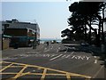 Sandbanks: the road arrives at the ferry