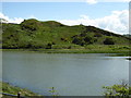 Ancient earthworks by the river in Maryport