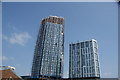 View of Capital Towers next to the Bow Flyover from the River Lea #6