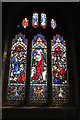 Stained glass windows of St Lawrence Broughton