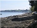 View from Loe Beach across to Porthgwidden, Cornwall