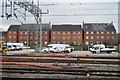 Houses by the railway line