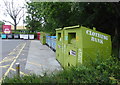 Recycling centre at Tesco