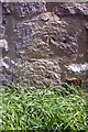 Benchmark on chimney breast of #1 Pump Street