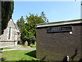 Looking past Langley Hall towards Holy Trinity, Bracknell