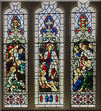 SK9772 : Stained glass window, Bailgate Methodist church, Lincoln by Julian P Guffogg