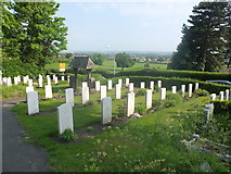 SJ3166 : RAF graves, St Deiniol's Church, Hawarden by Bill Harrison