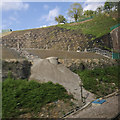 Remediation at the site of the Harbury landslips, 2014-15