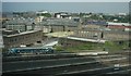 Cardiff Queen Street station and HM Prison Cardiff