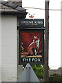 The Fox Public House sign