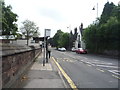 Bus stop and shelter on Hartshill Road  (A52)