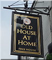 Sign for the Old House At Home public house, Hartshill