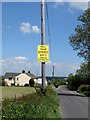 "Kill Your Speed" sign on the Ballymoyer Road