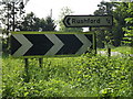 Roadsigns off the A1066 Thetford Road