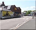 Zebra crossing and murals, Penzance