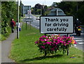 Path along the A418 Aylesbury Road in Bierton