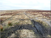 SE0029 : The track along Deer Stones Edge, Wadsworth by Humphrey Bolton