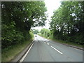 Heading north west on the Newcastle Road (A50)