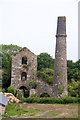 SW5929 : Wheal Grey - engine house by Chris Allen