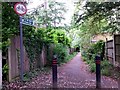 Bournemouth: the top of footpath B16