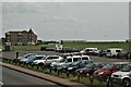 Fine building and a carpark on South Lancing seafront