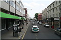 Police escort down Western Road, Hove