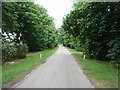 Road towards Peover Road