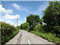 TM0449 : Bildeston Road & footpath by Geographer