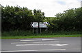 A4139 directions signs near Penally