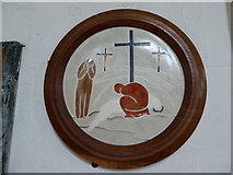 SU8068 : St Paul, Wokingham: Thirteenth Station of the Cross by Basher Eyre