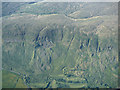 The Campsie Fells from the air