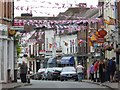 SO8540 : Bunting on Old Street, Upton upon Severn by Philip Halling