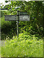 TM0749 : Roadsign on Ipswich Road by Geographer