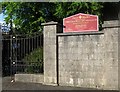 The entrance gate to Church Walk