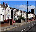 Alexandra Road houses between two churches, Gorseinon